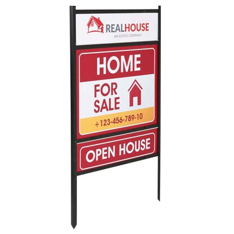 real estate metal rider brackets|Real Estate Sign Holders & Sign Clips (4 Each), for Hanging Or .